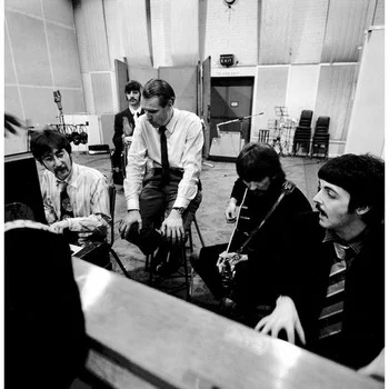 martin with beatles